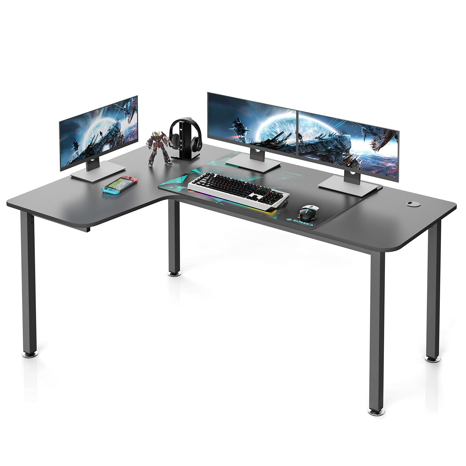 Eureka Ergonomic L-Shaped Gaming Desk